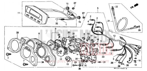 MESSGERAET (XRV750N) XRV750N de 1992